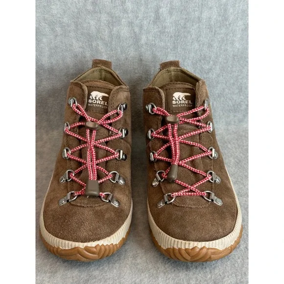 Sorel Out N About Plus Conquest Womens 5 Suede Boots Brown Red Women‎ 1877051