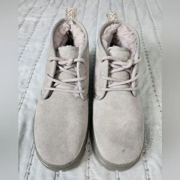Ugg Grey Neumel clear sole boots