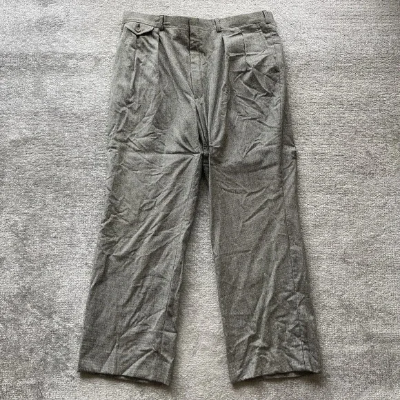 VTG‎ Barry Bricken Pleated Houndstooth Men's Trousers Pants. Amazing Condition.