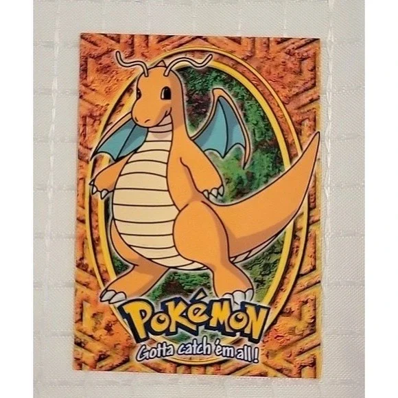1999‎ Black Topps - Dragonite - Pokemon Card - E12 Of 12 - Label #149