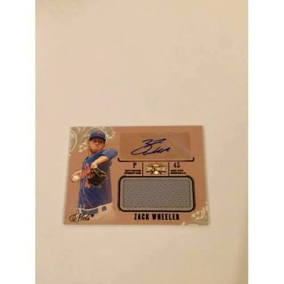 2014 Topps Triple Threads SN# 56/99 Zack Wheeler NY Mets Auto #UAJR-ZW (032)