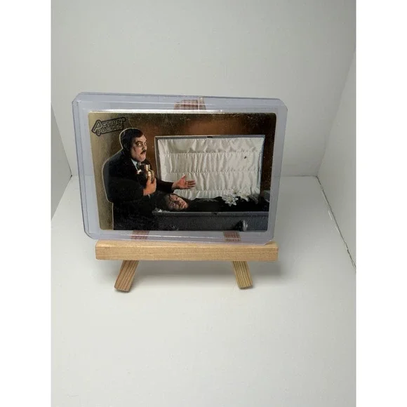 1994 WWE Action Packed The Undertaker With Paul Bearer 24k Gold Rare Insert #6G‎