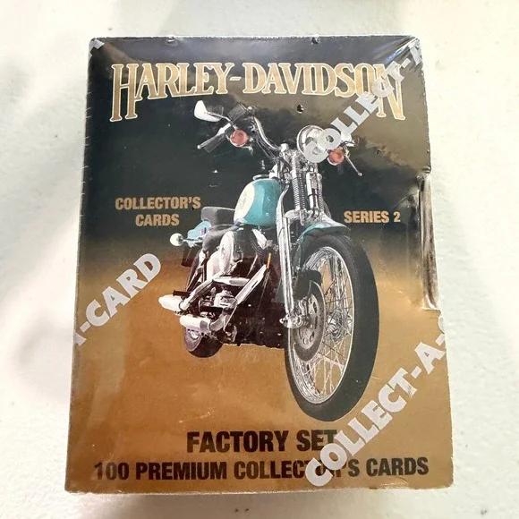 1992 Harley Davidson Series 2 Collector Cards Factory Set 100 Premium Sealed