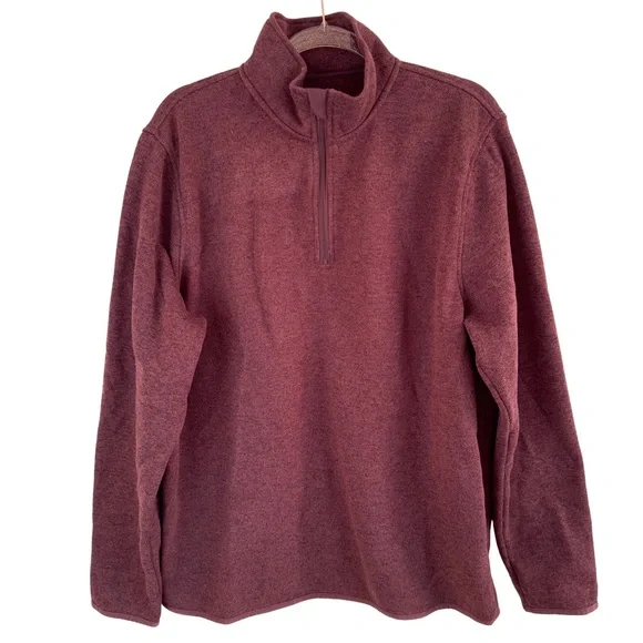 J. Crew Knit Pullover Sweatshirt Quarter Zip Sweater