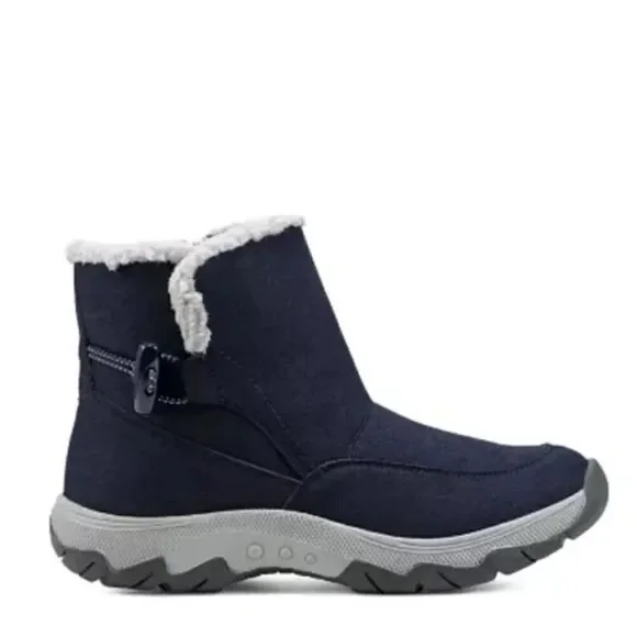 Easy Spirit Womens Erunna Water Resistant Flat Heel Winter Boots