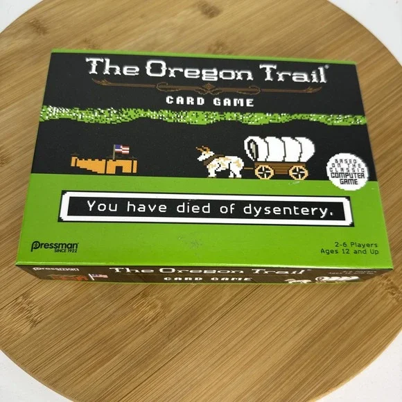The Oregon Trail Pressman Card Game‎ 2-6 Players Ages 8+ 2016 Edition