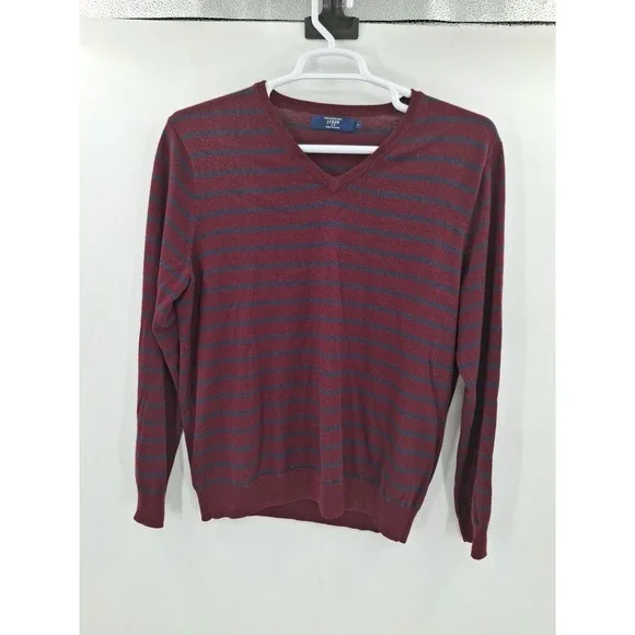 J.Crew Mens 100%Merino Wool V‎ Neck Large Sweater