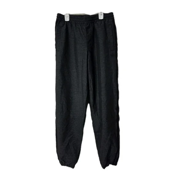Vintage Adidas Side Stripe Lined Windbreaker Track Pants, Gray, Small