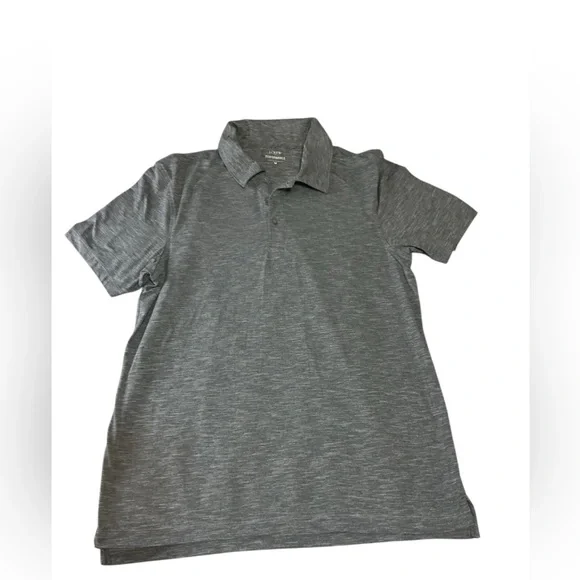 J. Crew Performance men’s‎  Gray Polo Shirt Size Medium