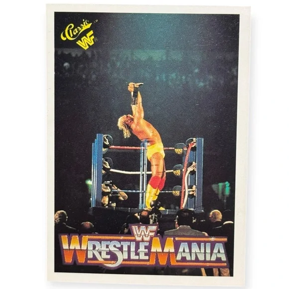 Topps Classic WrestleMania Trading Card -‎ Yellow and Red