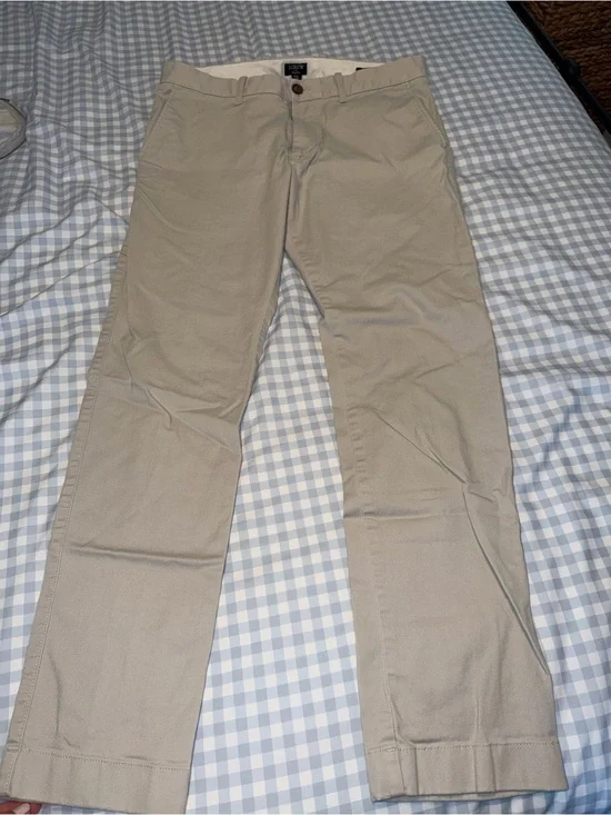 J. Crew Sandstone Straight-Leg Chinos