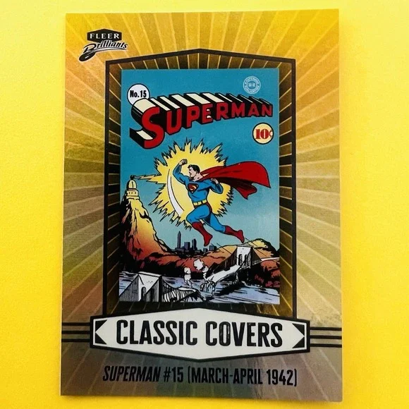 2025 Upper Deck Fleer Brilliants Superman Classic Covers Superman #15 CC-3