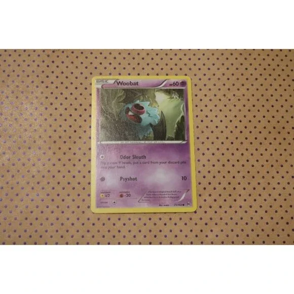 Woobat 71/162 Pokemon Card (2015)