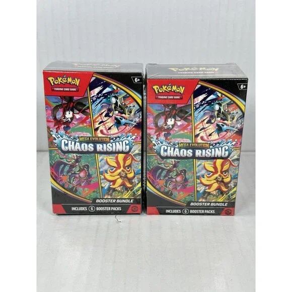 Lot Of 2 - Pokemon Chaos Rising Booster Bundle - New Sealed READY TO SHIP