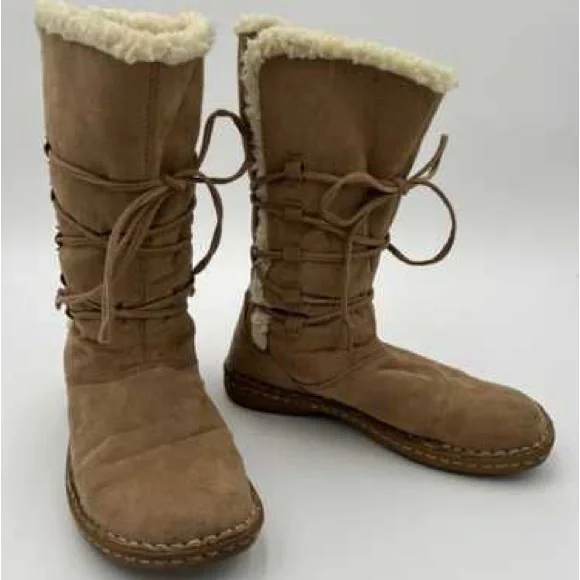 Airwalk Sherpa-Lined‎ Faux Suede Winter Boots ❄️🤎