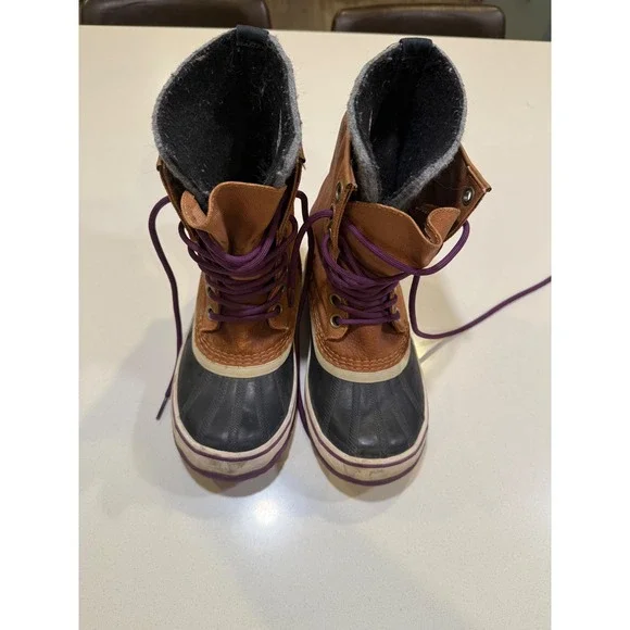 Sorel Winter Snow‎ Boots Waterproof Insulated Lace Up Women's Size 6