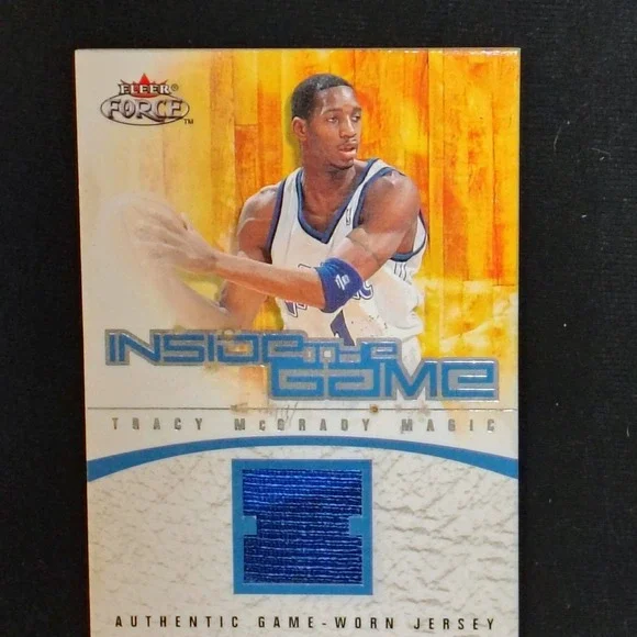 2001-02 Fleer Force - Inside the Game Tracy McGrady #IG-TM Jerseys 69/399‎ (MEM)