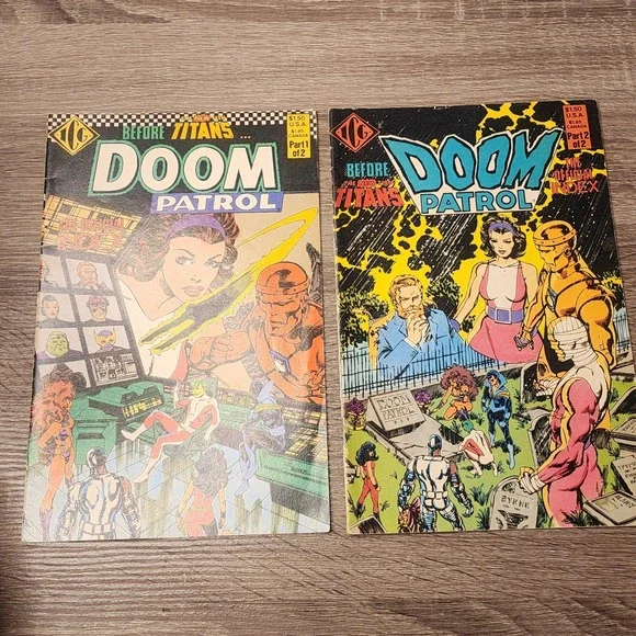 DC‎ Comics Before The Titans Doom Patrol Comic Lot Part 1 and 2