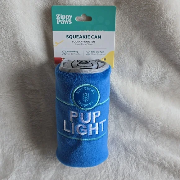 Zippy‎ Paws Squeakie Can Dog Toy NWT