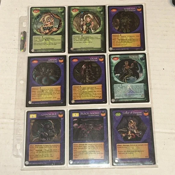 Magi Nation Duel - Orothe Magi - Awakening - Trading Card Lot Of 9 B4