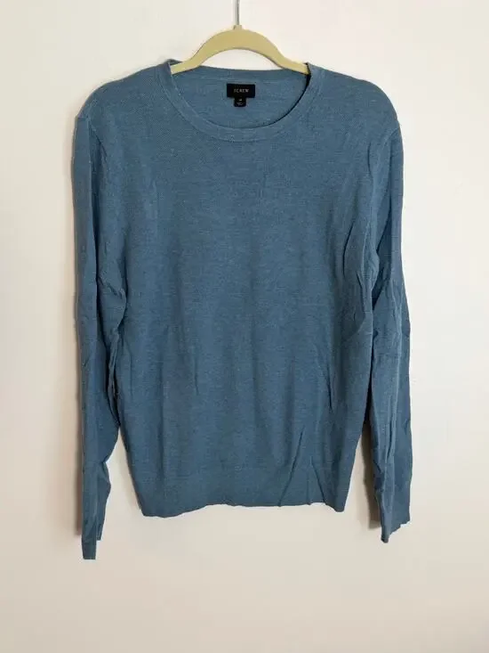 J. Crew Cotton Cashmere Blend Crew Neck Sweater size medium
