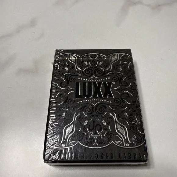 LUXX Shadow Silver V2 Playing Cards Limited Edition Deck LPCC