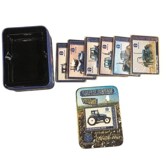 Harvest Heritage Metal Collector Cards 1996 Limited Edition Vintage‎