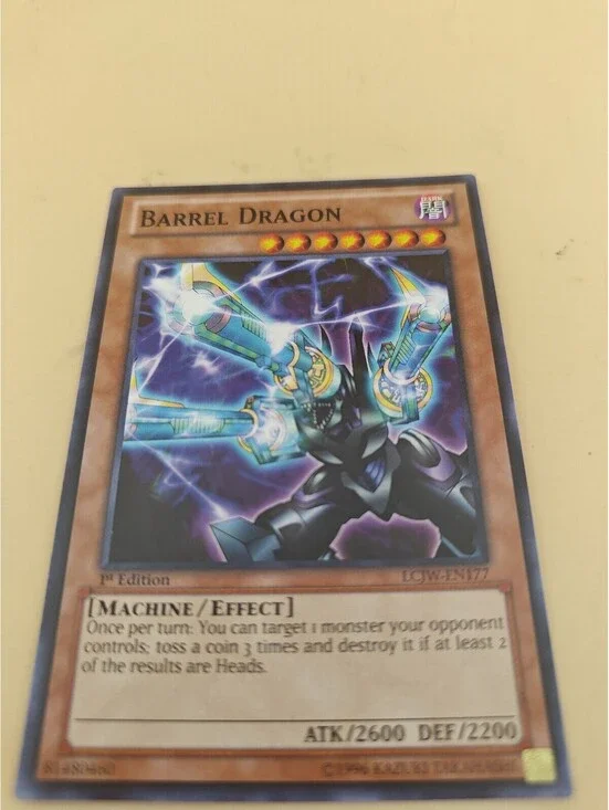 Yu-Gi-Oh! Barrel Dragon SBSC-EN026 Speed Duel Super Rare 1st Edition NM