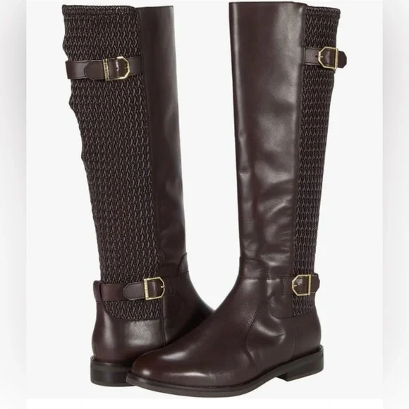 Cole Haan Chesley Leather Knee High Equestrian Boot NWOB Sz 7B Ret $300