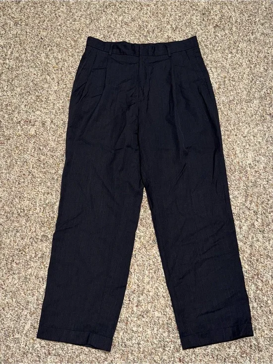 Men's Black Casual Straight-Leg Pants men's size 33 casual pants