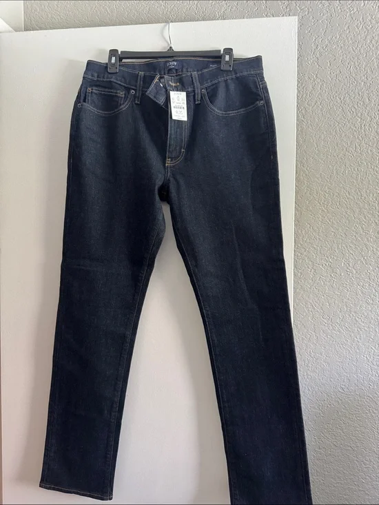 J. Crew Men's Straight Jeans in Dark Indigo