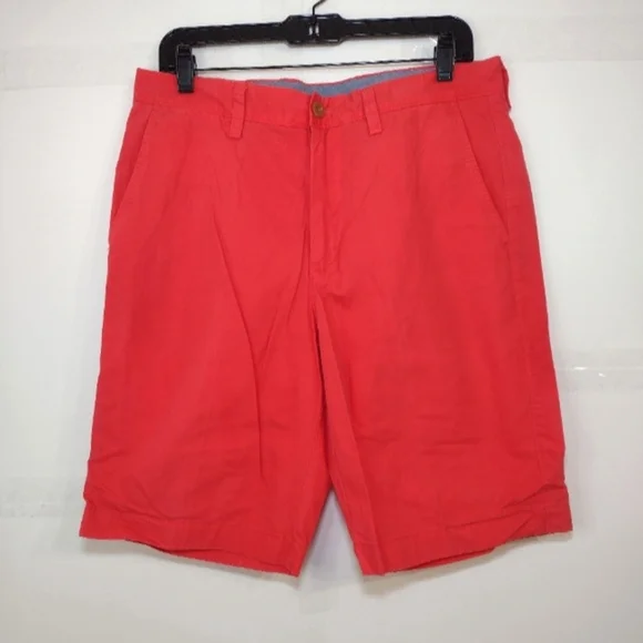 J.Crew Men's Coral Shorts Flat Front Size (32.W)