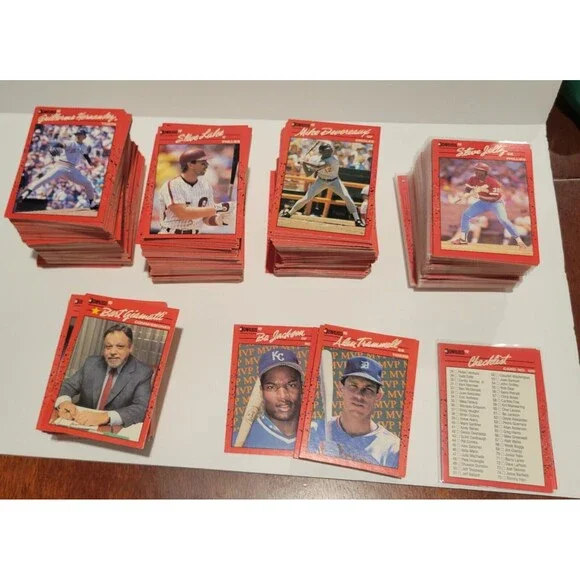 1990 Donruss Baseball Complete Set (716 Cards) + Bonus MVP Series Set (BC1-BC26)