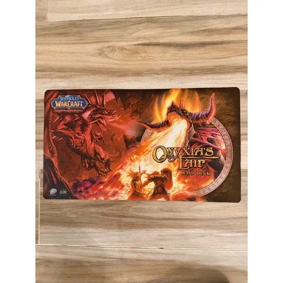 World of Warcraft TCG Onyxia's Lair Raid Deck Playmat‎ 2007 Upper Deck Blizzard