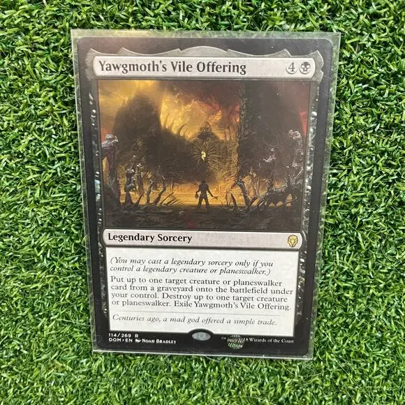 MTG Yawgmoths Vile Offering Dominaria Rare Legendary Sorcery NM EDH