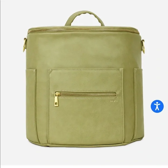 olive fawn design diaper bag