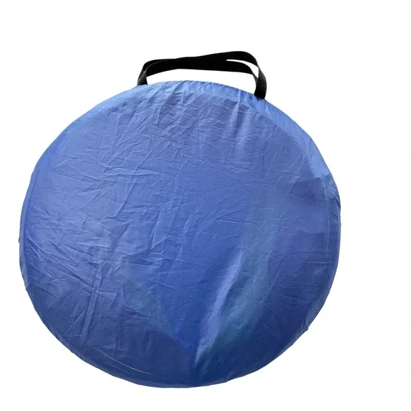 Play Tunnel Collapsible Pop-Up Blue Crawl Tube‎ Kids Children Fun Activity 9ft