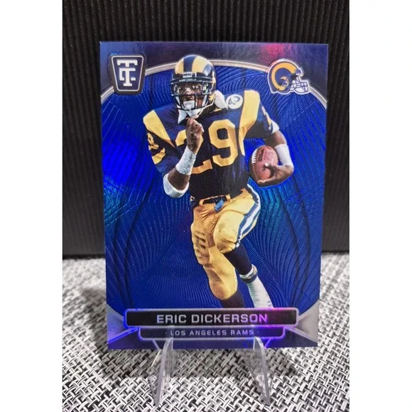 2024 Panini Totally Certified - Legends Eric Dickerson #196 Mirror Platinum Blue