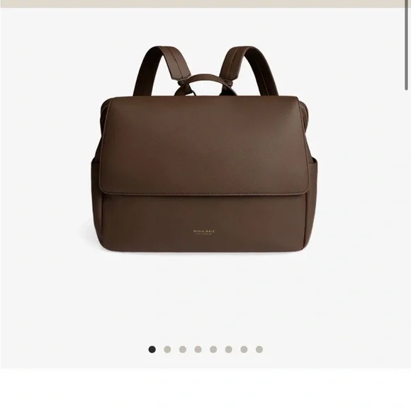 Minimalist Brown Baby Backpack - Women's Diaper Bag