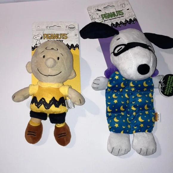Peanuts Charlie Brown and Halloween Snoopy Plush Set‎