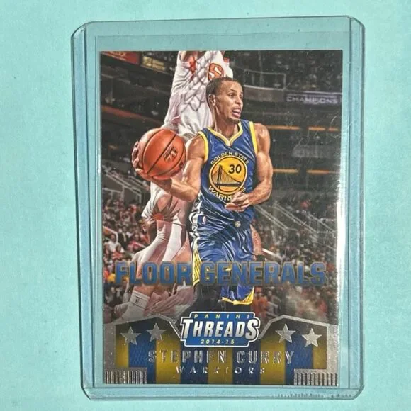 Stephen Curry 2014-15 Panini Threads Floor Generals #15 SP Golden State Warriors