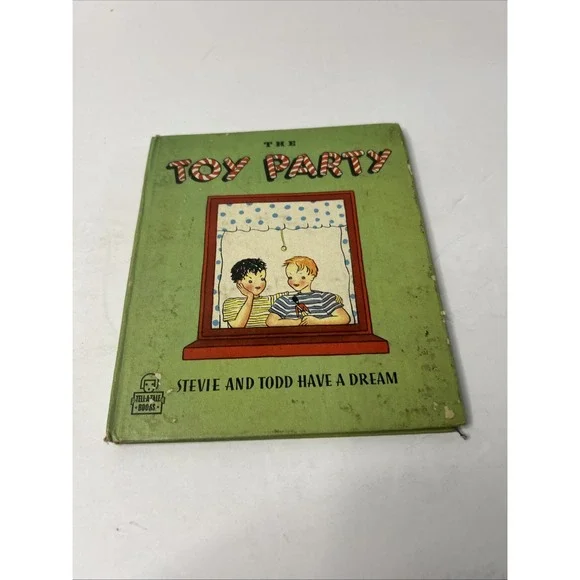 Vintage 1948 Toy Party Whitman Tell A Tale book Til B. Christopher illus. Wysse