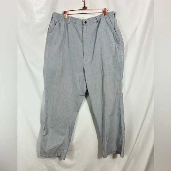 Vintage Haband Casual Joe seersucker pants size 42