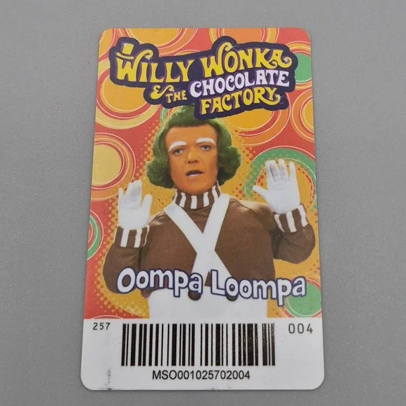 Willy Wonka and the Chocolate Factory Oompa Loompa Arcade Card 004 Warner Bros