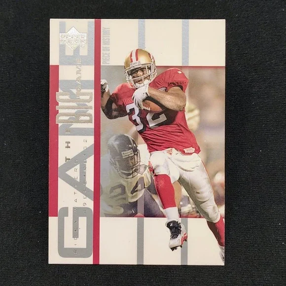 2002‎ UD Piece of History The Big Game #BG-24 Ricky Watters Seattle Seahawks