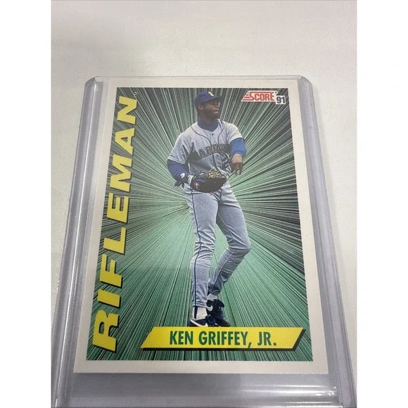 Ken Griffey Jr. *1991 Score *Rifleman *#697 *Seattle Mariners *NM+