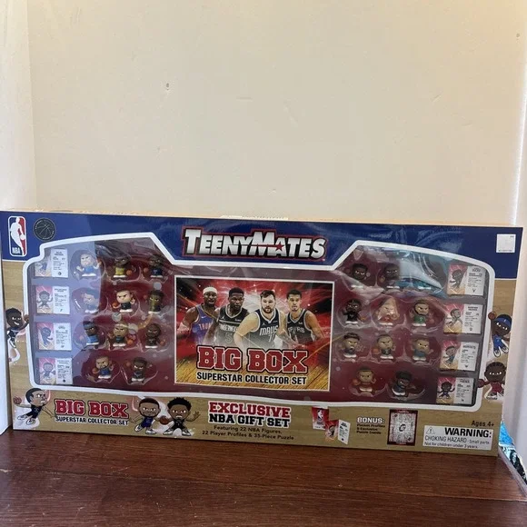 NBA TeenyMates 2024 Basketball BIG BOX Collector Gift Set New In Box Sealed