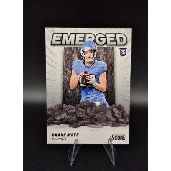 2024 Panini Score Drake Maye#EM-DME Emerged (RC) New England Patriots