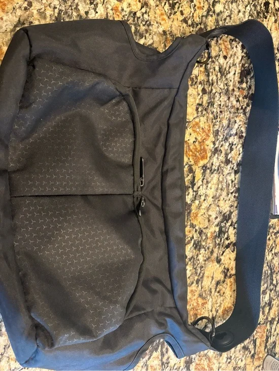 Black Doona Essentials Diaper Stroller Bag Lookalike