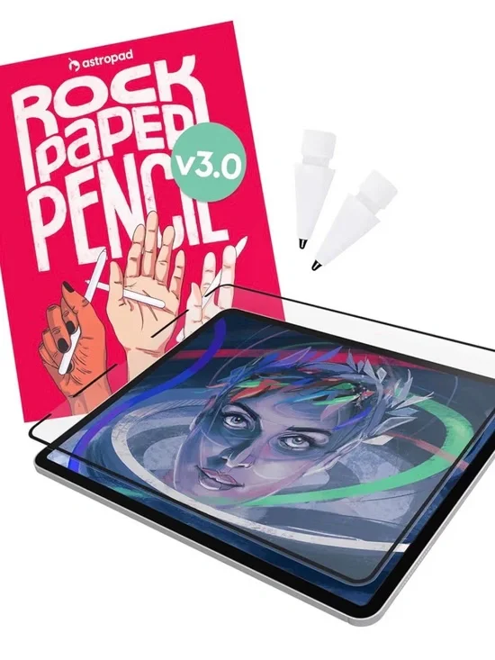 Astropad Rock Paper Tablet Screen Protector Paper-like with Pencil Nibs